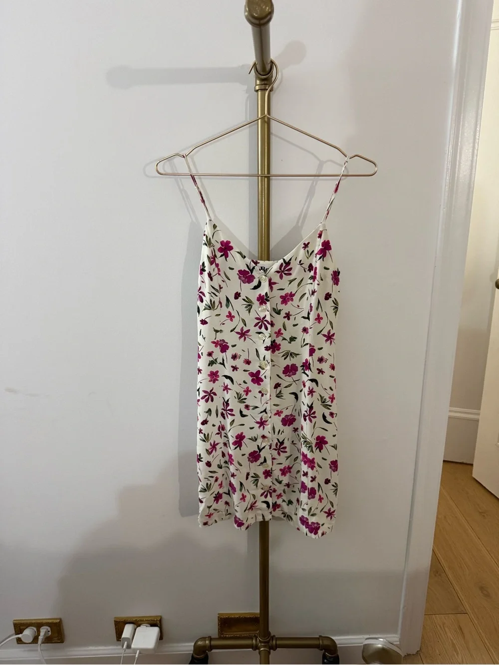 rouje floral mini dress fr34